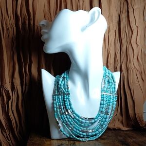 Turquoise Beaded Necklace